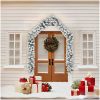Julgirlang med snö PVC vidaXL 5 m – miniatyr 2