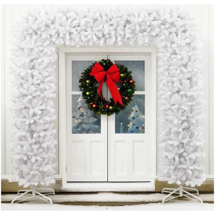 Julgirlang vit 240 cm vidaXL 240 x 215 cm – bild 2