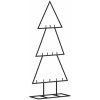 Julgran i metall svart vidaXL 60 cm – miniatyr 2