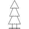 Julgran i metall svart vidaXL 60 cm – miniatyr 3