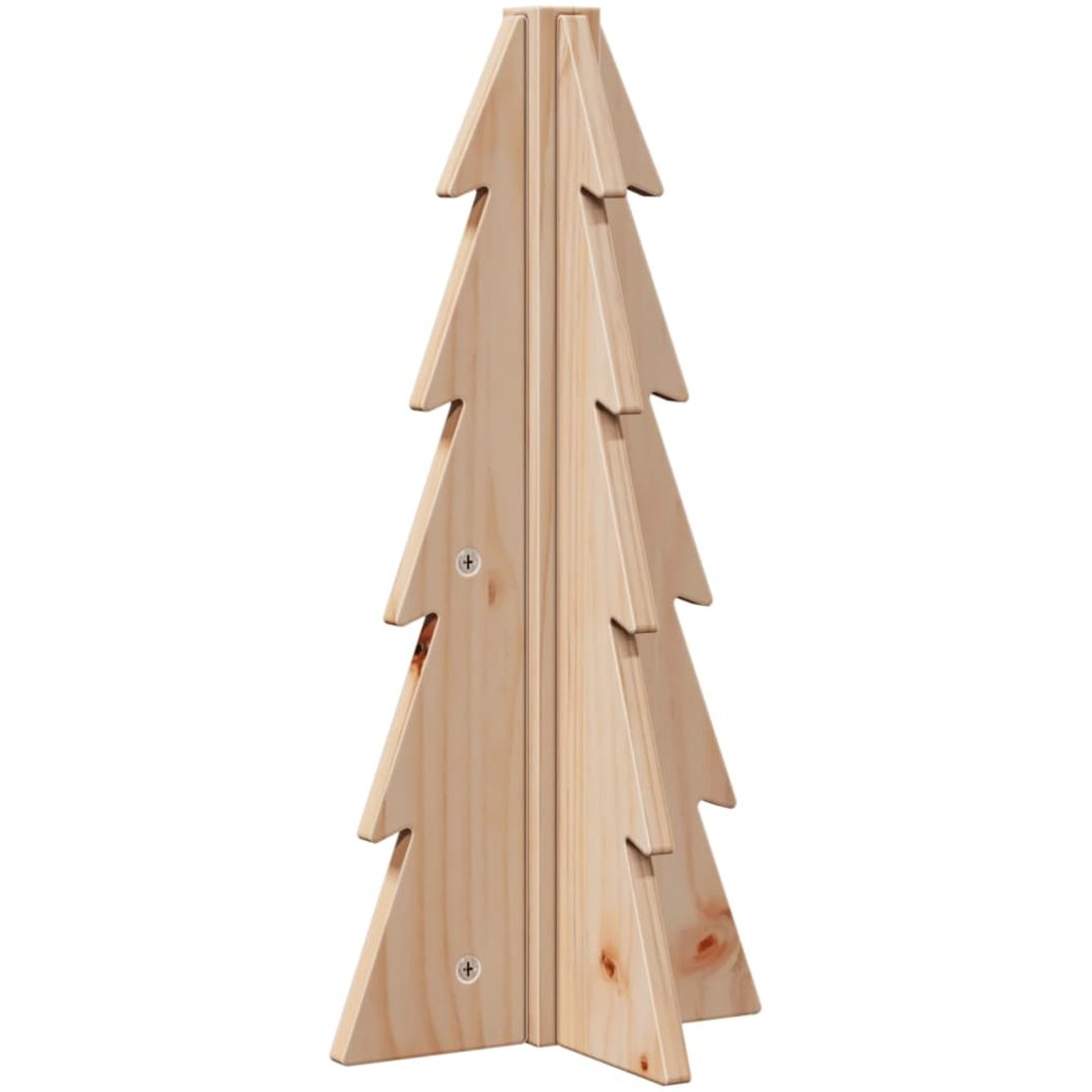 Julgran i trä 180 cm massiv furu vidaXL 49 cm – bild 2