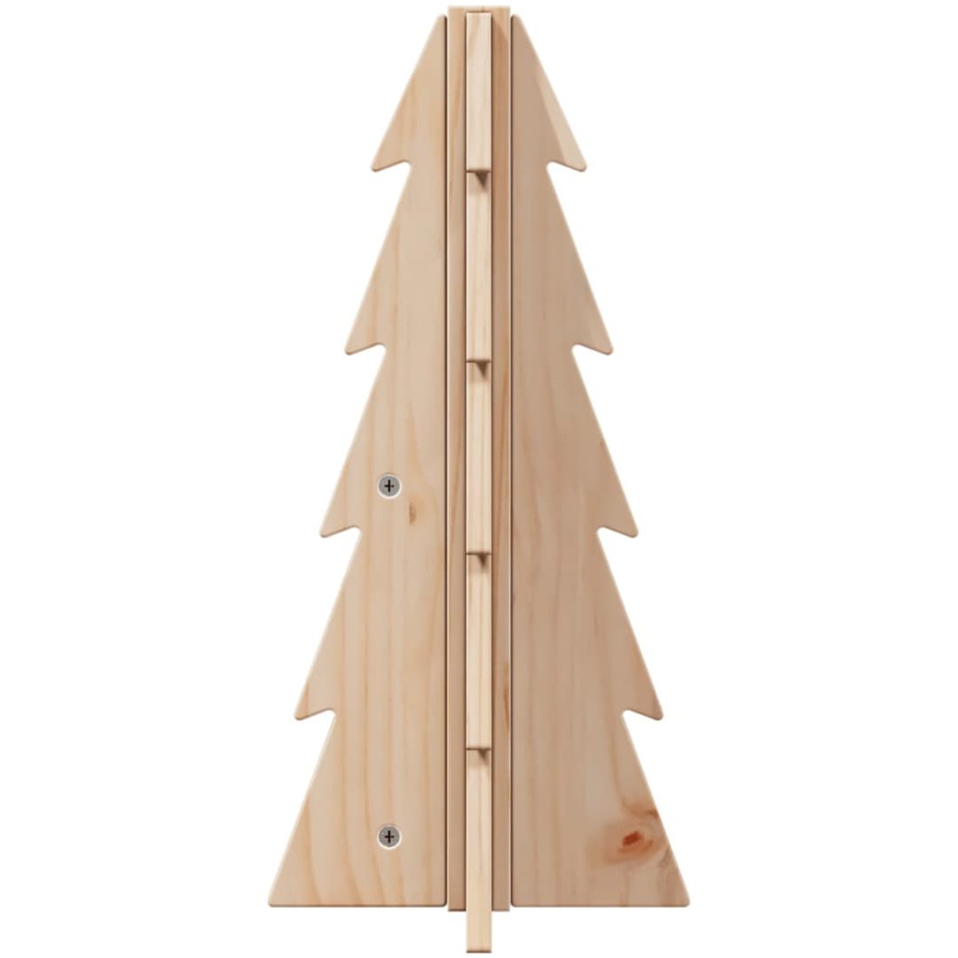 Julgran i trä 180 cm massiv furu vidaXL 49 cm – bild 3