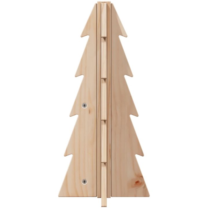 Julgran i trä 180 cm massiv furu vidaXL 49 cm – bild 3
