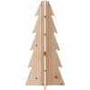 Julgran i trä 180 cm massiv furu vidaXL 49 cm – miniatyr 4