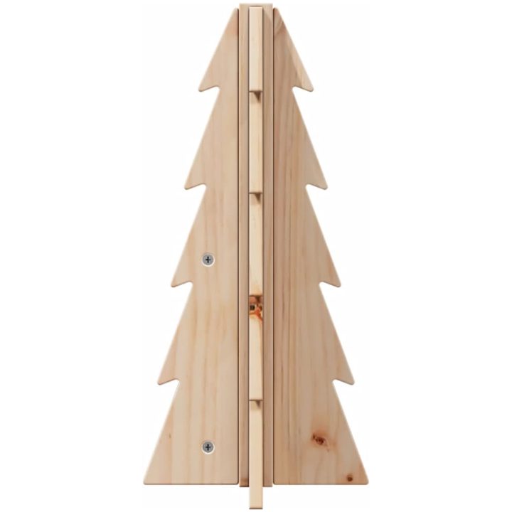 Julgran i trä 180 cm massiv furu vidaXL 49 cm – bild 4