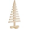 Julgran i trä för dekoration 3 st massiv furu vidaXL 60/90/120 cm – miniatyr 3