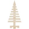 Julgran i trä för dekoration 3 st massiv furu vidaXL 60/90/120 cm – miniatyr 4