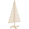 Julgran i trä för dekoration 3 st massiv furu vidaXL 60/90/120 cm – miniatyr 5