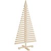 Julgran i trä för dekoration 3 st massiv furu vidaXL 60/90/120 cm – miniatyr 7