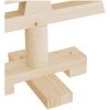 Julgran i trä för dekoration 3 st massiv furu vidaXL 60/90/120 cm – miniatyr 9