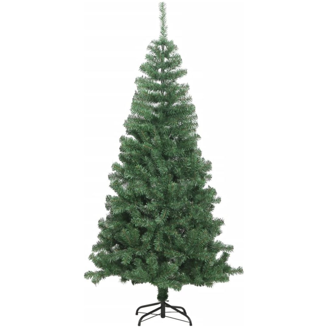Julgran konstgjord L 240 cm grön vidaXL 240 x 120 cm – bild 2
