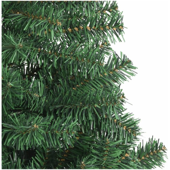 Julgran konstgjord L 240 cm grön vidaXL 240 x 120 cm – bild 4