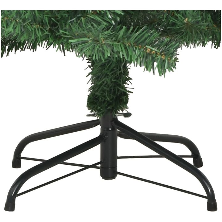 Julgran konstgjord L 240 cm grön vidaXL 240 x 120 cm – bild 5