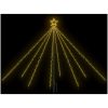 Julgran LED inomhus/utomhus 400 lysdioder 2,5 m vidaXL 250 x 70 cm – miniatyr 3