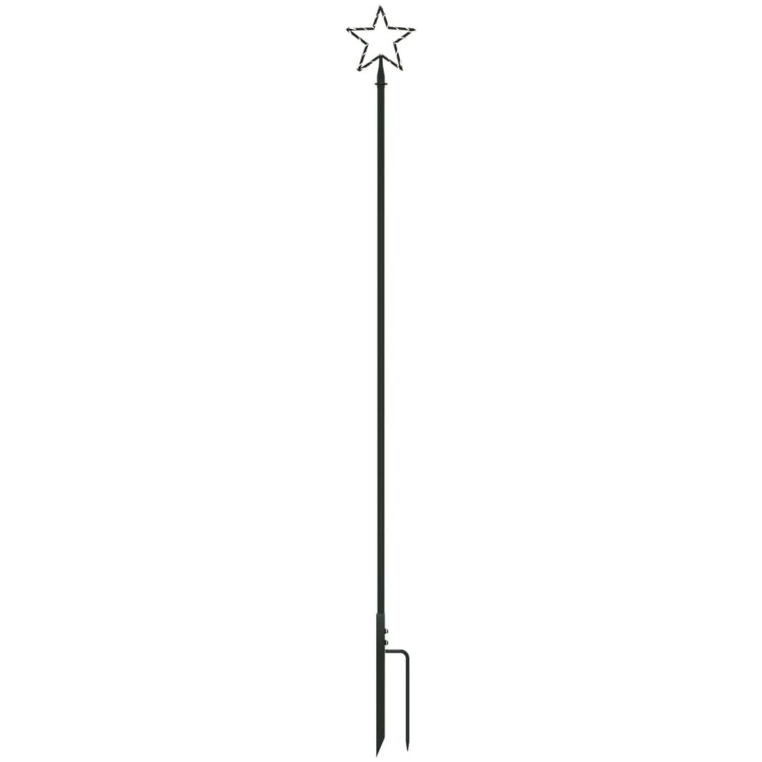 Julgran LED inomhus/utomhus 400 lysdioder 2,5 m vidaXL 250 x 70 cm – bild 4