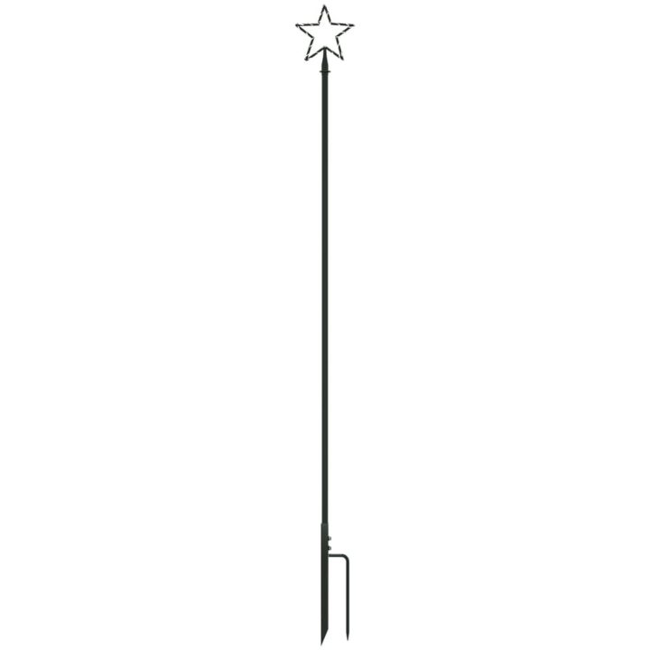Julgran LED inomhus/utomhus 400 lysdioder 2,5 m vidaXL 250 x 70 cm – bild 4