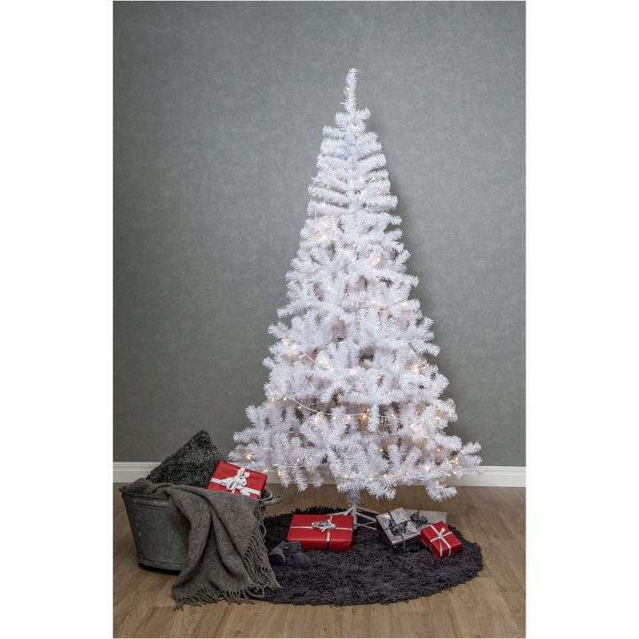 Julgran med LED Alvik Vit Star Trading 210 cm – bild 6