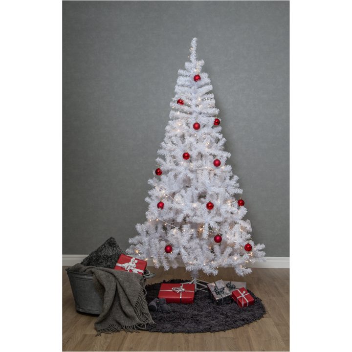 Julgran med LED Alvik Vit Star Trading 210 cm – bild 5