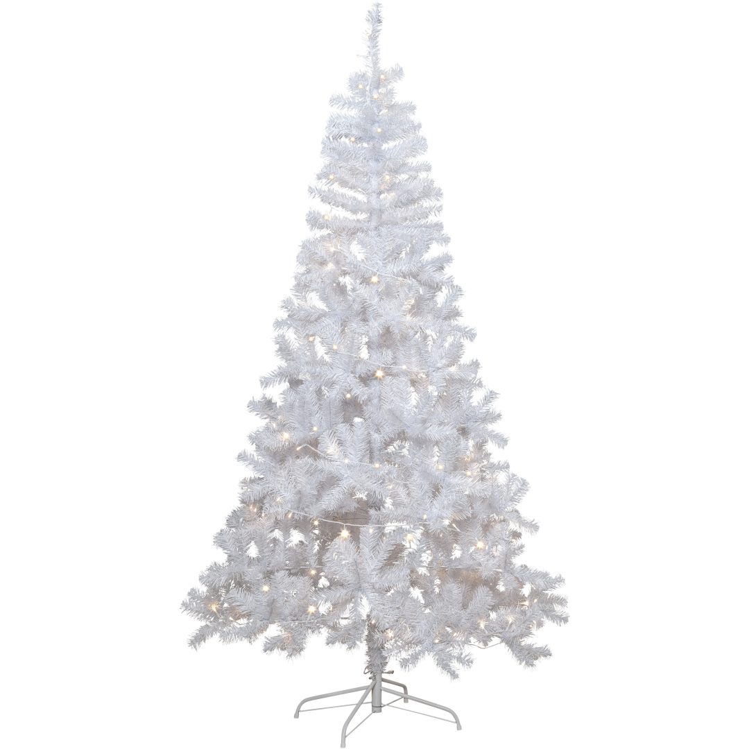 Julgran med LED Alvik Vit Star Trading 210 cm – bild 9