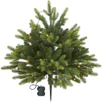 Julgran med LED Busk Grön Star Trading