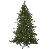 Julgran med LED Larvik 270 Grön Star Trading