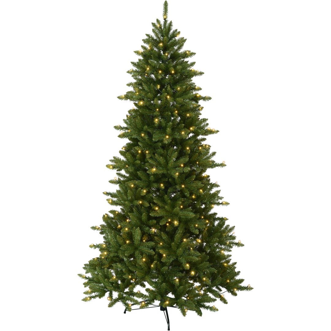 Julgran med LED Minnesota Grön Star Trading 210 cm