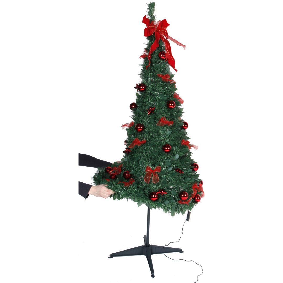 Julgran med LED Pop-up-tree Grön Star Trading 185 cm / Gul – bild 3