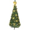 Julgran med LED Pop-up-tree Grön Star Trading 185 cm / Gul – miniatyr 1