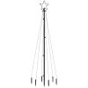 Julgran med markspett 108 färgglada lysdioder 180 cm vidaXL 180 x 70 cm – miniatyr 3