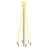 Julgran med markspett 108 varmvita lysdioder 180 cm vidaXL 180 x 70 cm – miniatyr 2