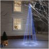 Julgran med markspett 310 blåa lysdioder 300 cm vidaXL 300 x 100 cm – miniatyr 1
