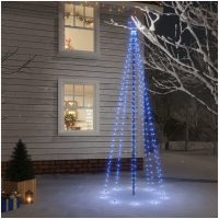 Julgran med markspett 310 blåa lysdioder 300 cm vidaXL