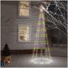 Julgran med markspett 310 färgglada lysdioder 300 cm vidaXL 300 x 100 cm – miniatyr 1