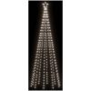 Julgran med markspett 310 kallvita lysdioder 300 cm vidaXL 300 x 100 cm – miniatyr 4