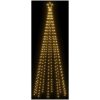 Julgran med markspett 310 varmvita lysdioder 300 cm vidaXL 300 x 100 cm – miniatyr 4