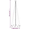 Julgran med markspett 310 varmvita lysdioder 300 cm vidaXL 300 x 100 cm – miniatyr 10