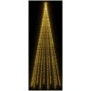 Julgran med markspett 732 varmvita lysdioder 500 cm vidaXL 500 x 160 cm – miniatyr 4