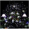 Julgran med snö och paraplybas blå 75 cm PVC vidaXL 75 x 60 cm – miniatyr 6
