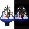 Julgran med snö och paraplybas blå 75 cm PVC vidaXL 75 x 60 cm – miniatyr 1