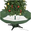 Julgran med snö och paraplybas grön 190 cm vidaXL 190 x 115 cm – miniatyr 7