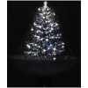 Julgran med snö och paraplybas svart 75 cm PVC vidaXL 75 x 60 cm – miniatyr 3