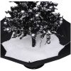 Julgran med snö och paraplybas svart 75 cm PVC vidaXL 75 x 60 cm – miniatyr 5