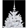 Julgran med snö och paraplybas vit 170 cm vidaXL 170 x 105 cm – miniatyr 4
