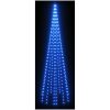 Julgran på flaggstång blå 310 LEDs 300 cm vidaXL 300 x 100 cm – miniatyr 4