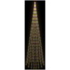 Julgran på flaggstång färgglad 1134 LEDs 800 cm vidaXL 800 x 230 cm – miniatyr 4