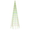 Julgran på flaggstång färgglada 732 LEDs 500 cm vidaXL 500 x 160 cm – miniatyr 2