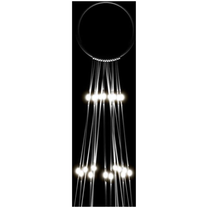 Julgran på flaggstång kallvit 1134 LEDs 800 cm vidaXL 800 x 230 cm – bild 5