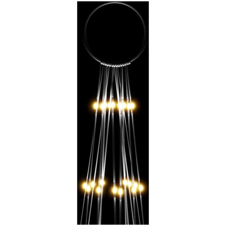 Julgran på flaggstång varmvit 1134 LEDs 800 cm vidaXL 800 x 230 cm – bild 5