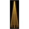 Julgran på flaggstång varmvit 310 LEDs 300 cm vidaXL 300 x 100 cm – miniatyr 4