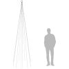 Julgran på flaggstång varmvit 310 LEDs 300 cm vidaXL 300 x 100 cm – miniatyr 10